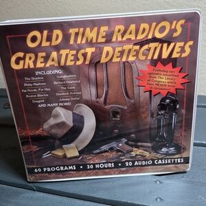 Old Time Radio Detective Audio Cassette Set Of 20 60 Programs 30hrs